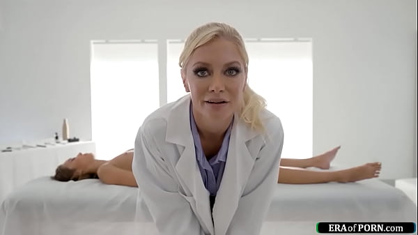 Asian sexbot squirts in a doctors mouth