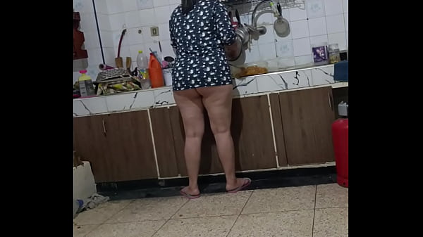 I found my step aunt in the kitchen without panties and fucked her lovingly and hard until I broke her pussy and ass and ejaculated semen in her mouth and she said Your cock is delicious and strong.