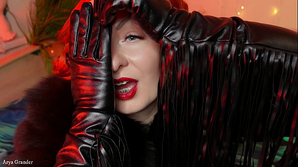 GLOVES fetish – long ASMR video – jerk off for beautiful Pin Up Goddess!